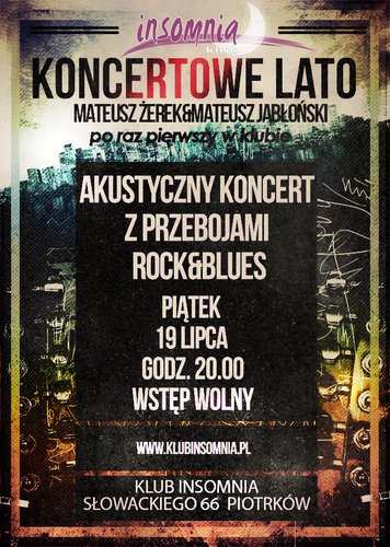 Akustyczny koncert z przebojami rock and blues