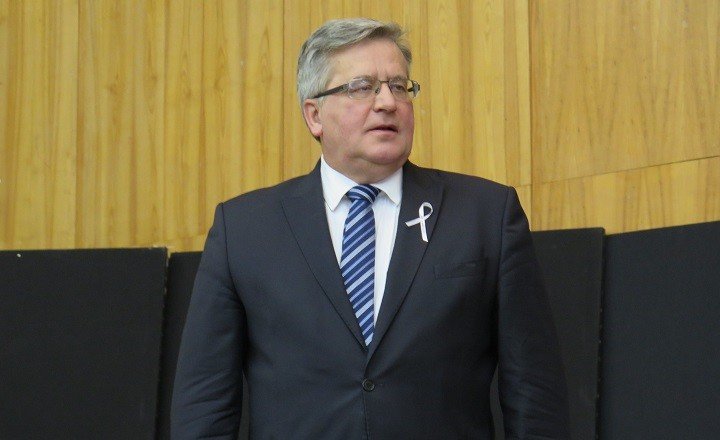 Bronisaw Komorowski z wykadem na UJK