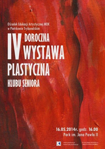 Wystawa prac uczestnikw Klubu Seniora