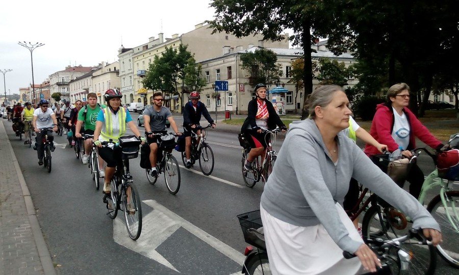 X Piotrkowska Pielgrzymka Rowerowa na Jasn Gr ju w drodze