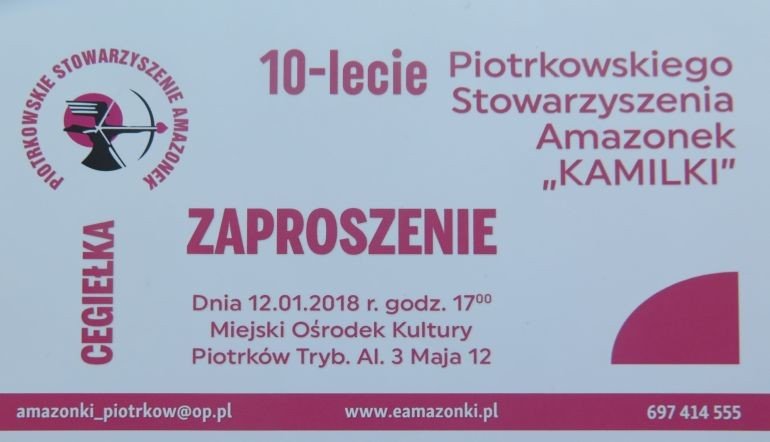 Jubileusz piotrkowskich Amazonek