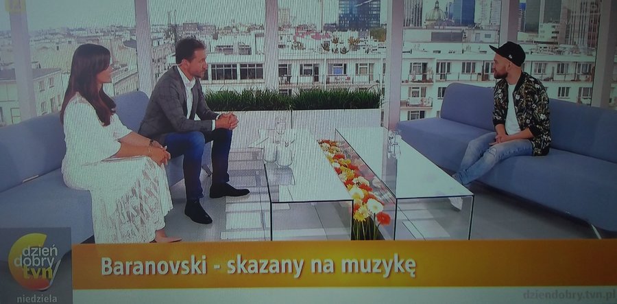 Wojtek Baranowski w „Dzie Dobry TVN”