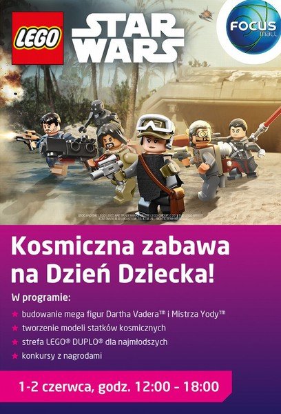 Kosmiczny Dzie Dziecka z LEGO Star Wars w Focus Mall