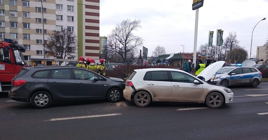 Kolejna kolizja w Piotrkowie. Sprawca po uyciu alkoholu