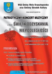 Wola Krzysztoporska: Bieg i koncert z okazji wita Niepodlegoci