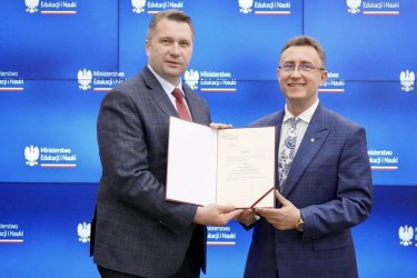Nominacja na rektora Akademii Piotrkowskiej wrczona