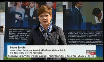 Beata Szydo w powiecie tomaszowskim
