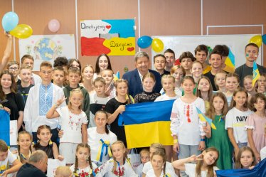 Dzień Niepodległości z ukraińskimi dziećmi