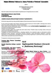 Oglnopolski Konkurs Literacki o 