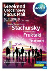 Dwudniowa impreza urodzinowa i Jacek Stachursky w Focus Mall