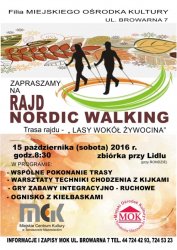 Nordic walking w lasach wok ywocina