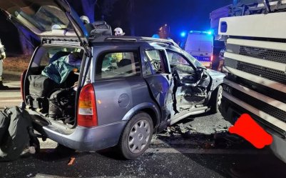 Ukrainka ranna w wypadku na dk12