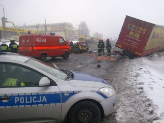 miertelny wypadek w okolicach Tuszyna