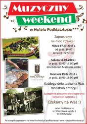Hotel Podklasztorze w Sulejowie zaprasza na Muzyczny Letni Weekend