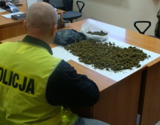 Skonfiskowali blisko kilogram marihuany