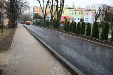 Nowa droga na osiedlu Dmowskiego w Piotrkowie