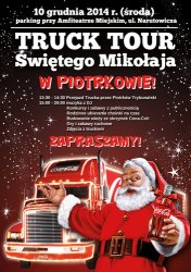 Truck Tour witego Mikoaja w Piotrkowie