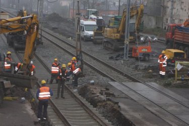 Zamknli przejazd kolejowy w centrum Piotrkowa 