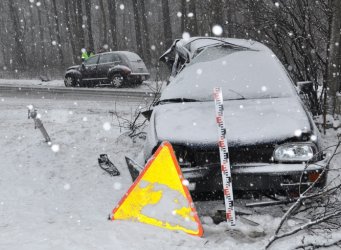 miertelny wypadek na drodze Piotrkw - Sulejw