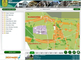 Kleszczw ma interaktywny plan gminy