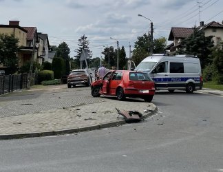 Zderzenie w Piotrkowie. Polna i Źródlana były zablokowane