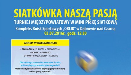 Turniej siatkarski w Dbrowie nad Czarn
