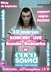 Kamil Bednarek w COCO'sound CLUB 