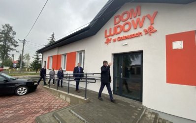 Gmina Wolbórz: Dom Ludowy w Goleszach gotowy