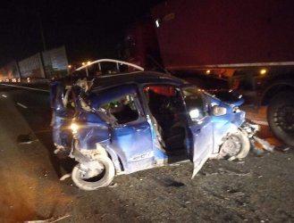 Wypadek na A1 pod Piotrkowem