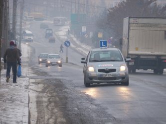 Piotrkw: Zima znw zaskoczya kierowcw?