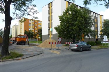 Remont ulicy Miej w Radomsku