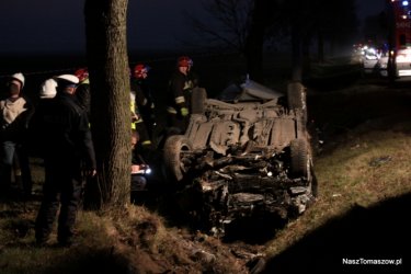 miertelny wypadek na drodze w okolicach Rokicin