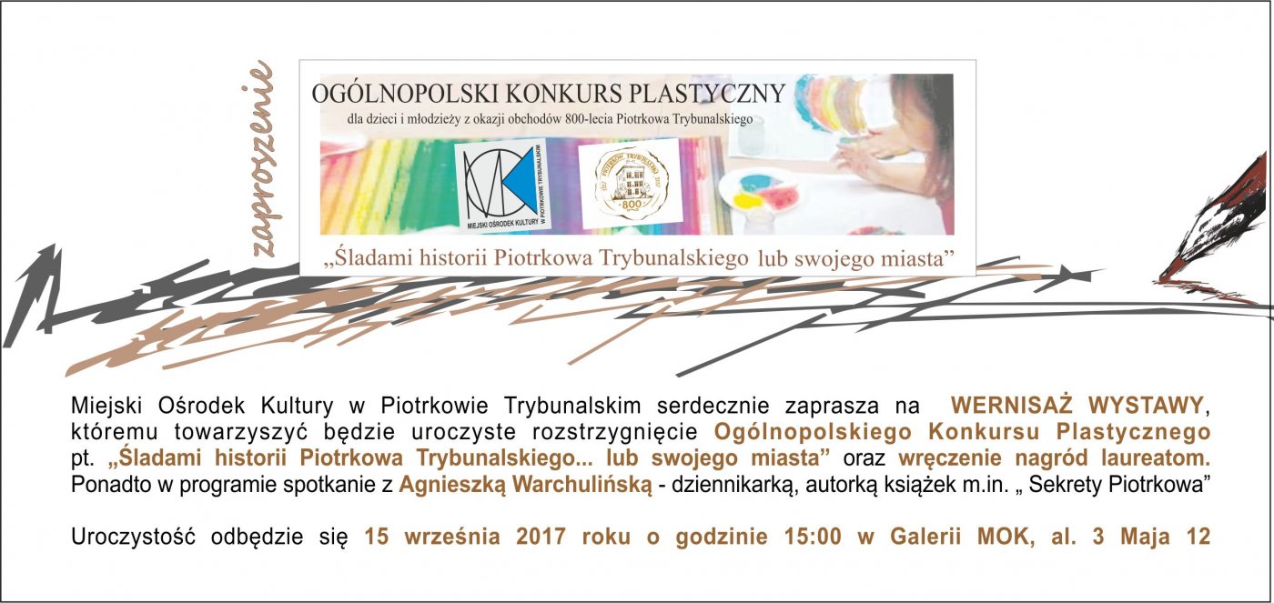 Rozstrzygnicie Oglnopolskiego Konkursu Plastycznego pn.: 