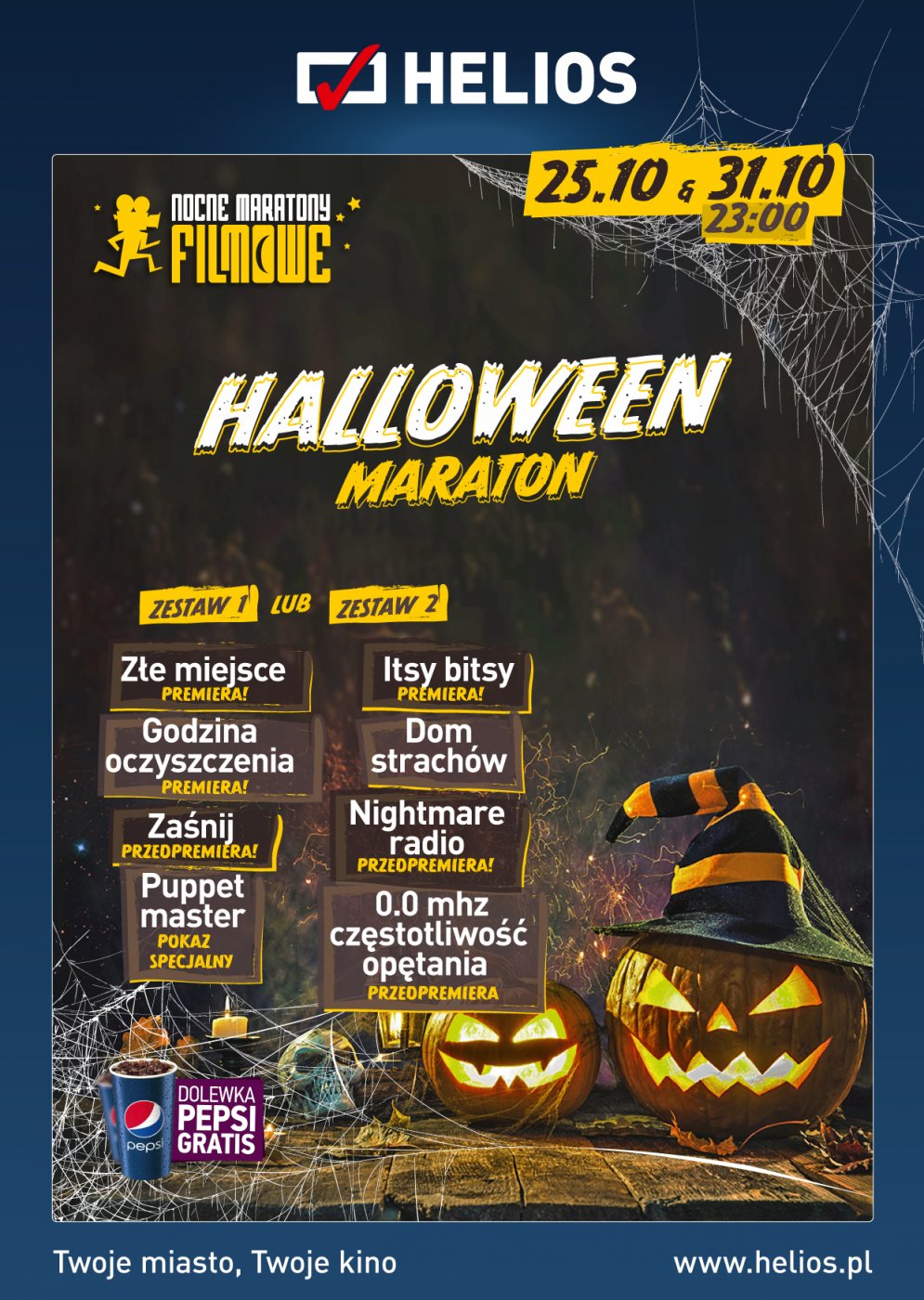 Maraton Halloween w Kinie Helios!