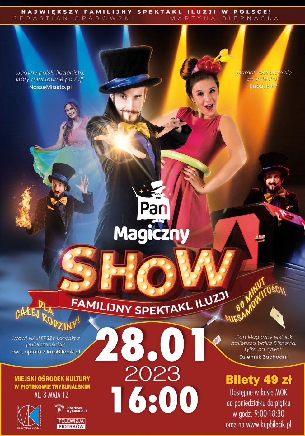 Pan Magiczny Show - familijny spektakl iluzji 