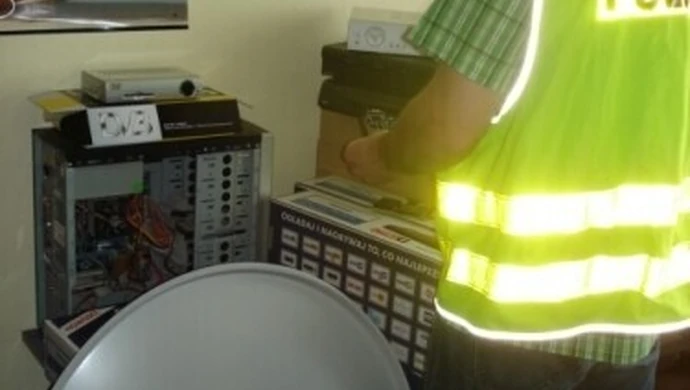 Pirat telewizyjny z Piotrkowa złapany