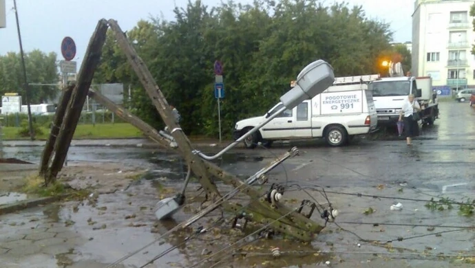 Bilans poniedziałkowej burzy