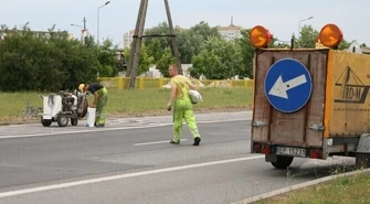 Prace na rondzie Sikorskiego-Energetyków