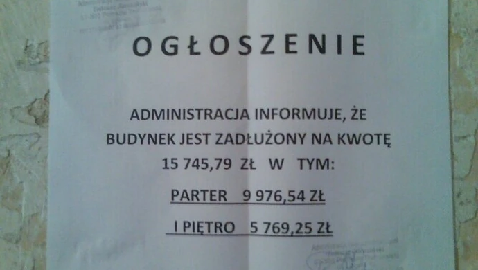 Lokatorom przy Próchnika 22 odcięto wodę