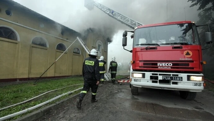 Gmina Wolbórz: Pożar suszarni chmielu