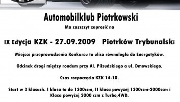 <b>Zręcznościowy Konkurs Kierowców (27 września 2009)</b>