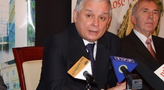 Prezydent RP Lech Kaczyński w Piotrkowie