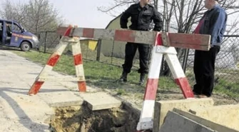 Piotrków: Nagle rozstąpiła się ziemia