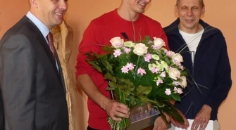 Michał Bąkiewicz gościem prezydenta Piotrkowa