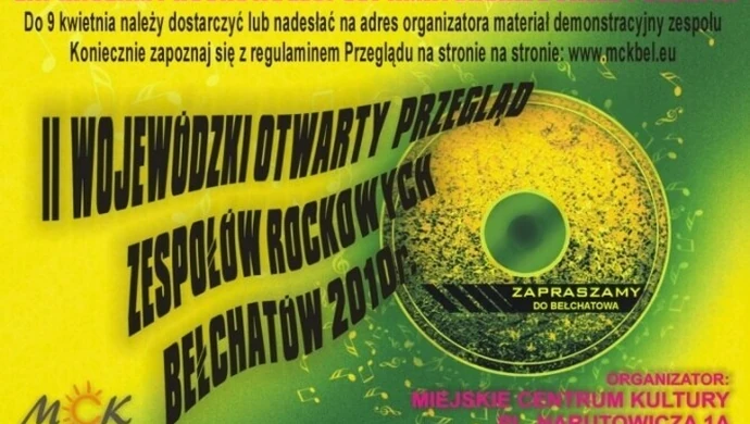 II Otwarty Przegląd Zespołów Rockowych