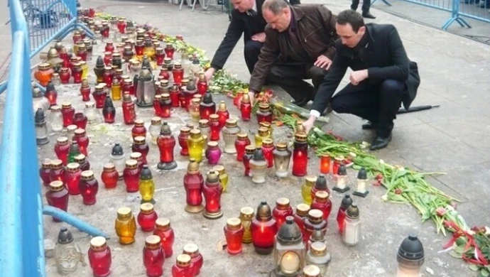 Oddali hołd prezydenckiej parze