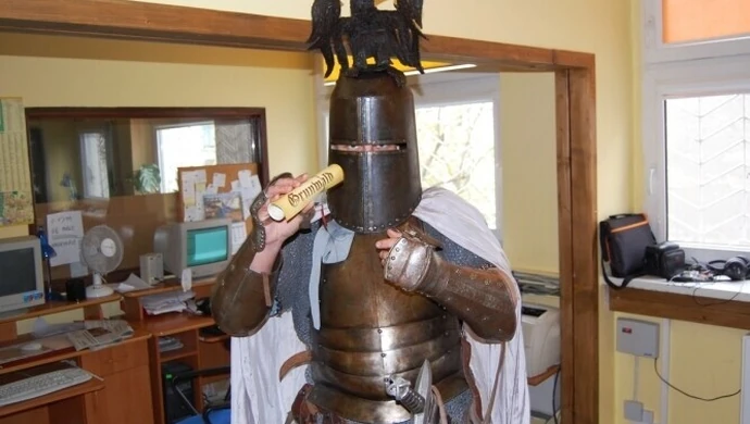 Na obchody bitwy pod Grunwaldem zaprosił rycerz 