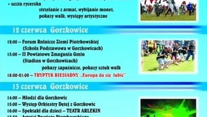 Dni Ziemi Piotrkowskiej w Wolborzu i Gorzkowicach
