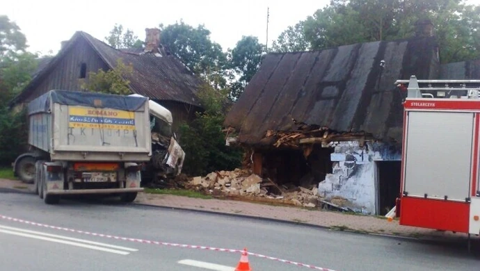 Region: TIR wjechał w dom 84-latki