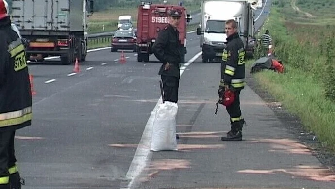 Region: TIR uderzył w autobus z dziećmi